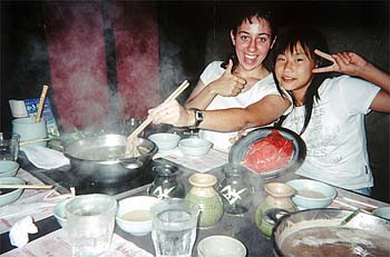 02withhostsister Brandi having shabu-shabu with host sister