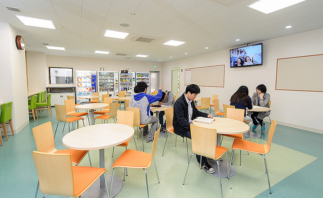 KCP campus student lounge