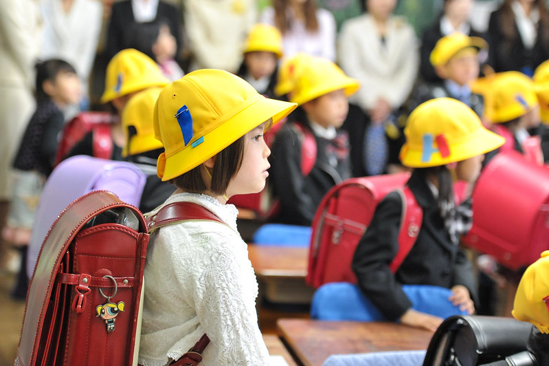 Japanese elementary students