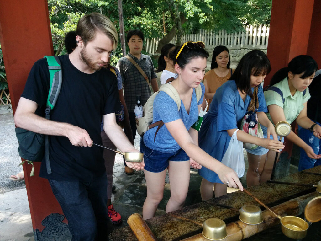 KCP students during S15 Kamakura trip